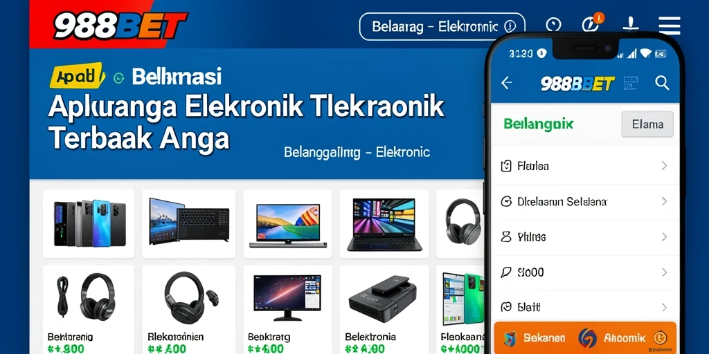 Antarmuka aplikasi 988BET yang modern dan mudah digunakan.