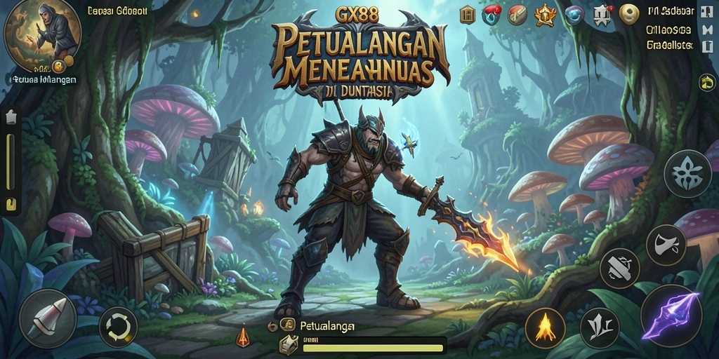 Tampilan antarmuka dan fungsi petualangan GX88 yang menarik.