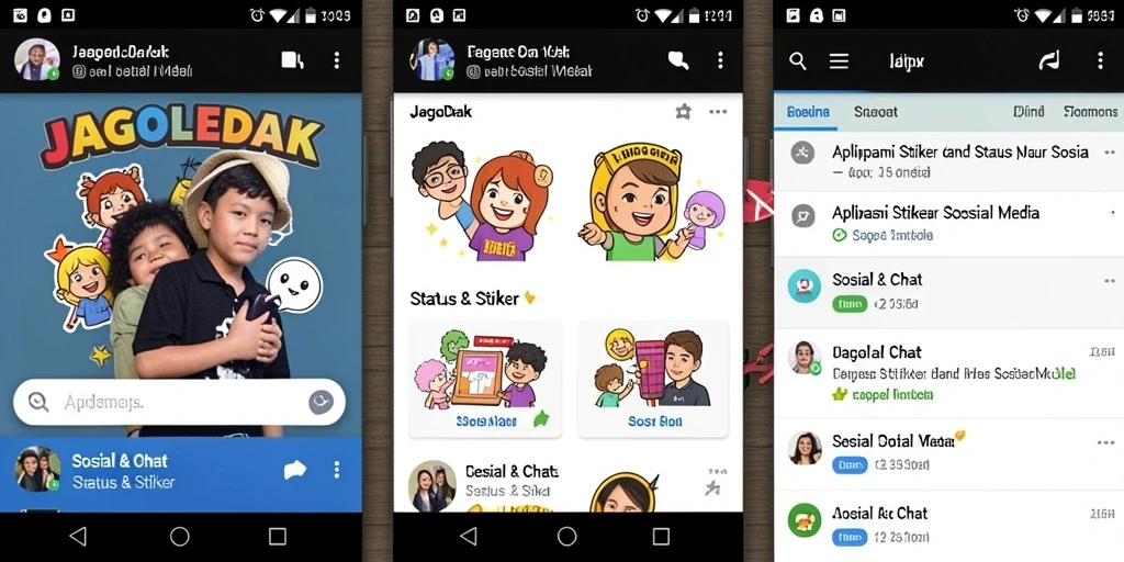 Tampilan antarmuka JAGOLEDAK yang menarik dan fungsional.