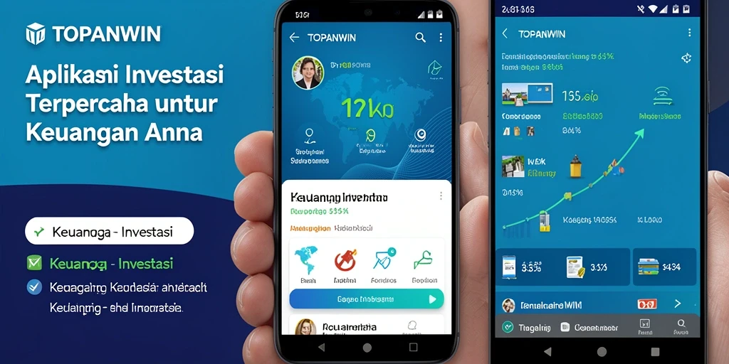 Antarmuka pengguna TOPANWIN menampilkan fitur investasi yang lengkap dan mudah dipahami.